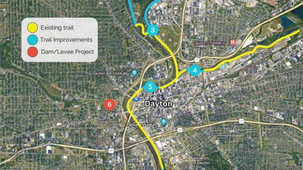Increasing river access throughout the City of Dayton
